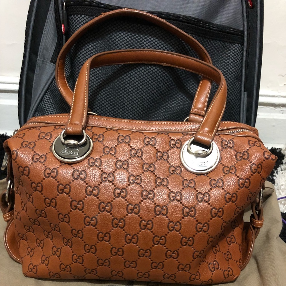 Gucci Branded Brown bag satchel
